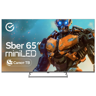 Телевизор Sber 65" SDX-65UML7450, черный