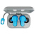 Наушники Skullcandy Dime (Цвет: Blue / Gray)