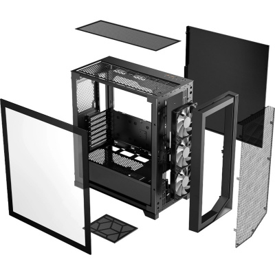Корпус PcCooler C3D510 BK, черный