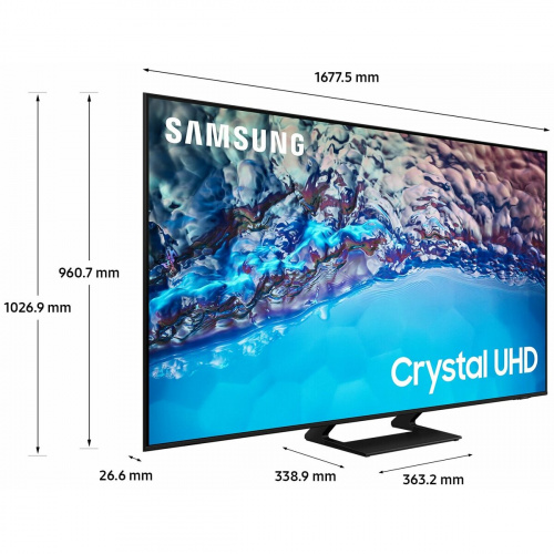 Телевизор Samsung 75" UE75BU8500UXCE, черный