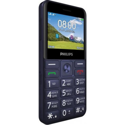 Мобильный телефон Philips Xenium E207 (Цвет: Blue)