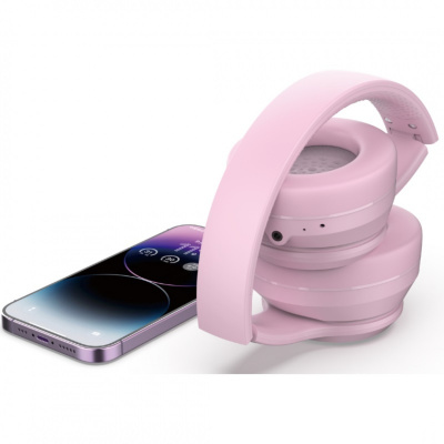 Наушники Devia Kintone Series Wireless HeadPhones V2 (Цвет: Pink)