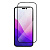Защитное стекло Devia Star Series Full Screen Entire View Tempered Glass для смартфона iPhone 14 Pro (Цвет: Black)
