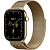 Умные часы Apple Watch Series 12 42mm Titanium Case with Milanese Loop (Цвет: Radiant Gold / Gold)