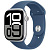 Умные часы Apple Watch Series 10 46mm Aluminum Case with Sport Band M / L (Цвет: Silver / Denim)