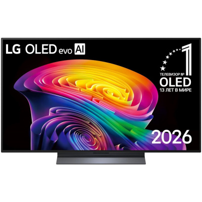 Телевизор LG 48" OLED48C6RLA.ARUG, черный
