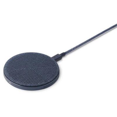 Беспроводное зарядное устройство Native Union Drop Wireless Charger 10W Qi (Цвет: Indigo)