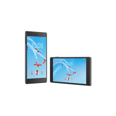 Планшет Lenovo Tab 7 TB-7504X MT8735B (1.3) 4C / RAM2Gb / ROM16Gb 7" IPS 1280x720 / 3G / 4G / Android 7.0 / черный / 5Mpix / 2Mpix / BT / GPS / WiFi / Touch / microSD 128Gb / minUSB / 3500mAh / 10hr