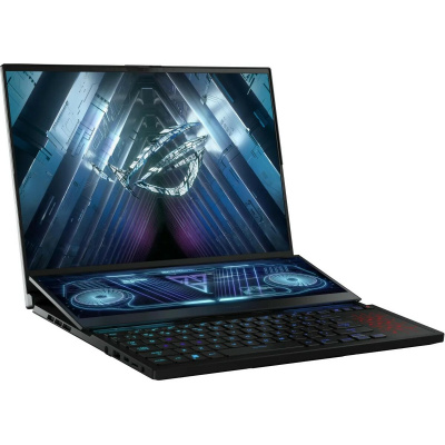 Ноутбук Asus ROG Zephyrus Duo 16 GX650PY-NM083W (Ryzen 9 7945HX / 32Gb DDR5 / SSD2Tb / NVIDIA GeForce RTX4090 16Gb / 16" / Windows 11 Home / black) (90NR0BI1-M004V0)