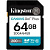 Карта памяти SDXC 64GB Kingston SDG4 / 64GB Canvas Go! Plus V30 w / o adapter, черный