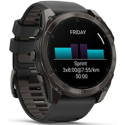 Умные часы Garmin Fenix 8 51mm Amoled Sapphire (Цвет: Carbon Gray / Black)